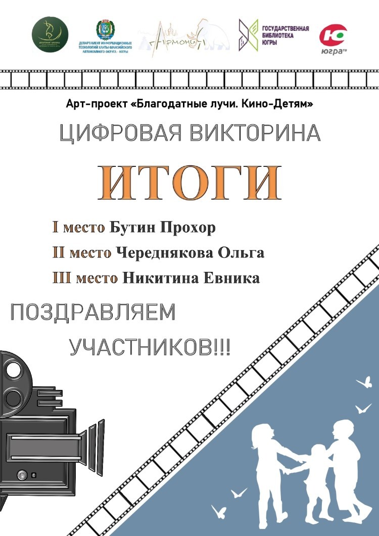 Подведены итоги Цифровой викторины среди детей и подростков города  Ханты-Мансийска в возрасте от 10 до 18 лет | Государственная библиотека Югры