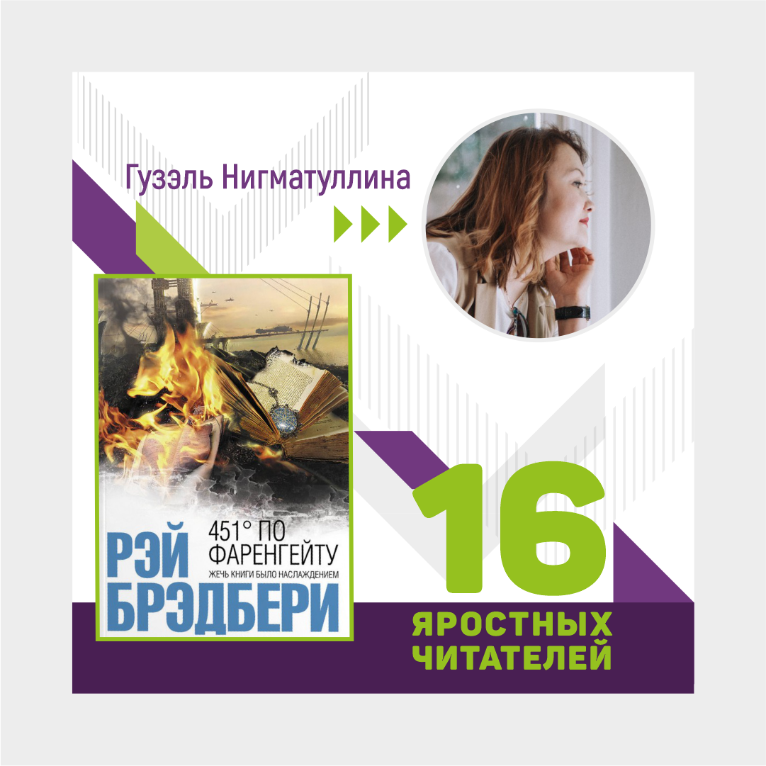 16 яростных читателей на связи: рецензия на роман Рэя Брэдбери «451 градус  по Фаренгейту» | Государственная библиотека Югры